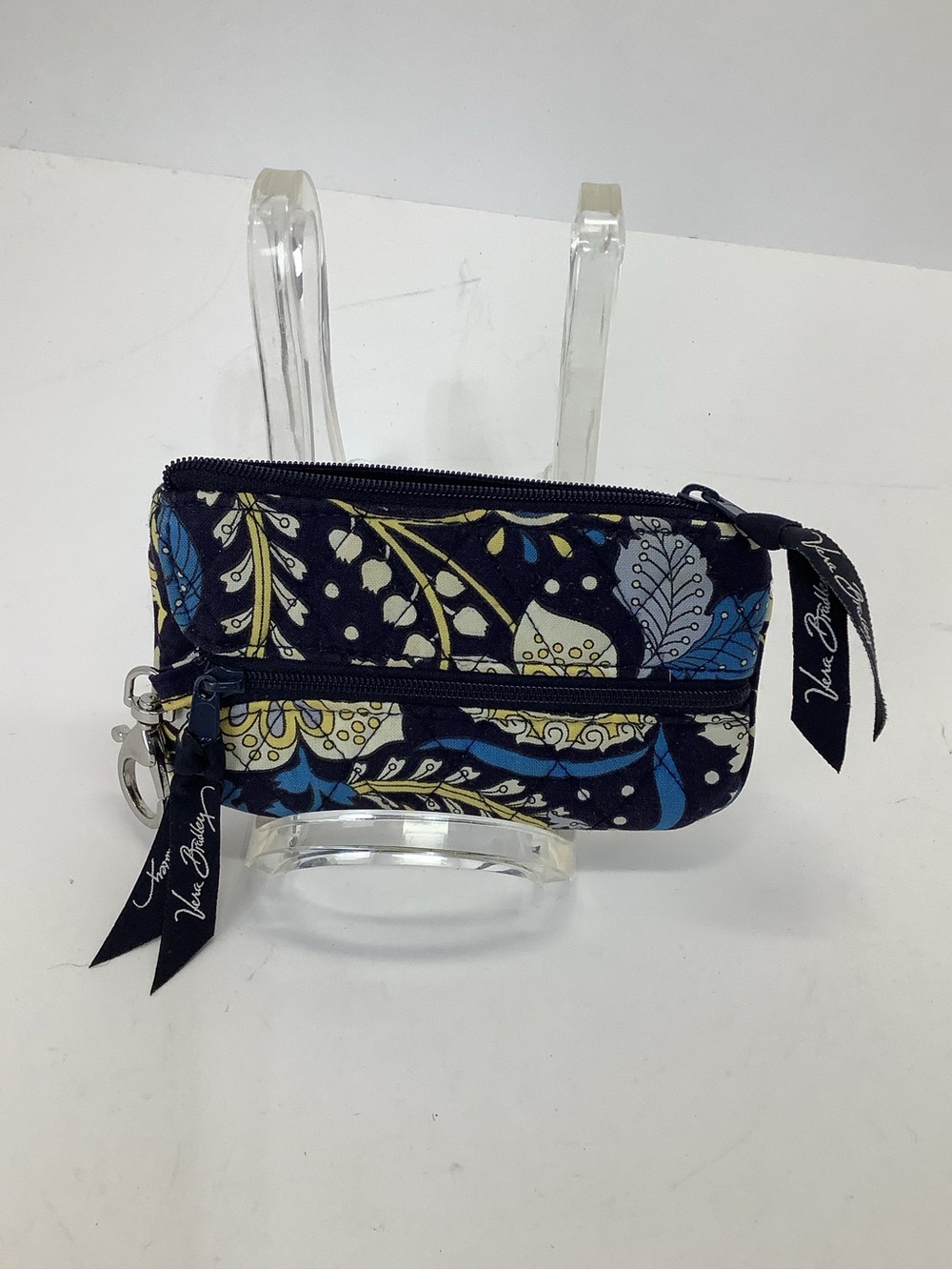 Vera Bradley Ellie Blue‎ Floral Zip Wallet